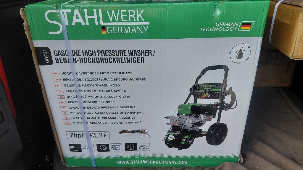 Hogedrukreiniger Stahlwerk Germany SW2C180 Benzine, Ophalen, Nieuw, Benzine, Stahlwerk