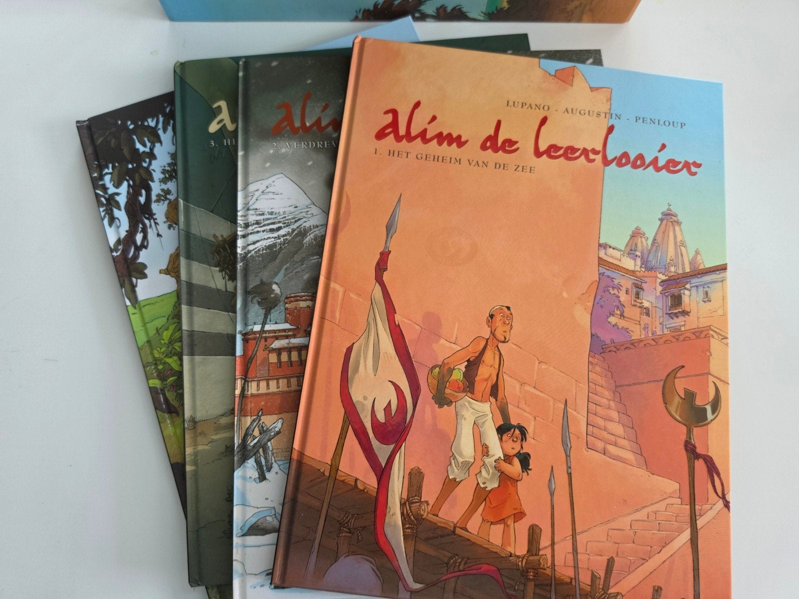 Alim de leerlooier 1 t/m 4 – complete reeks in box, Boeken, Stripverhalen, Ophalen