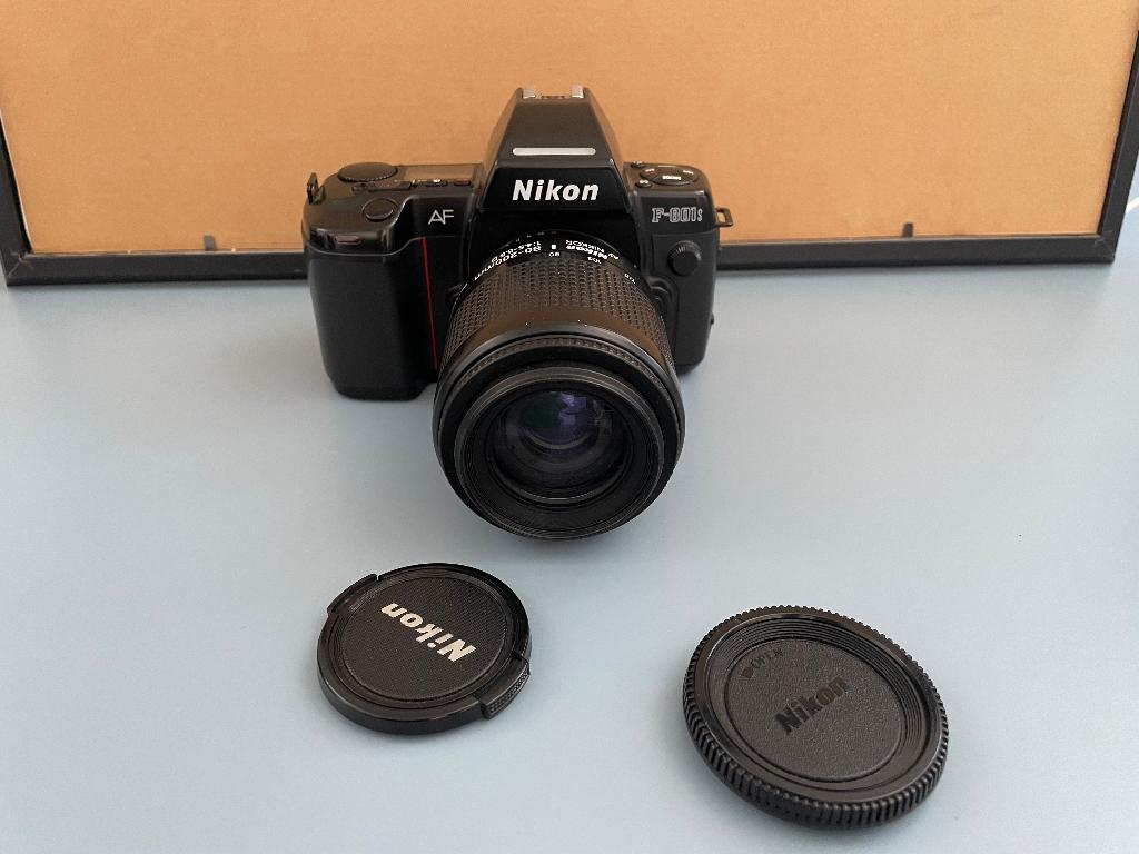 Nikon F801S + 80-200mm, Audio, Tv en Foto, Ophalen, Gebruikt, Spiegelreflex, Nikon