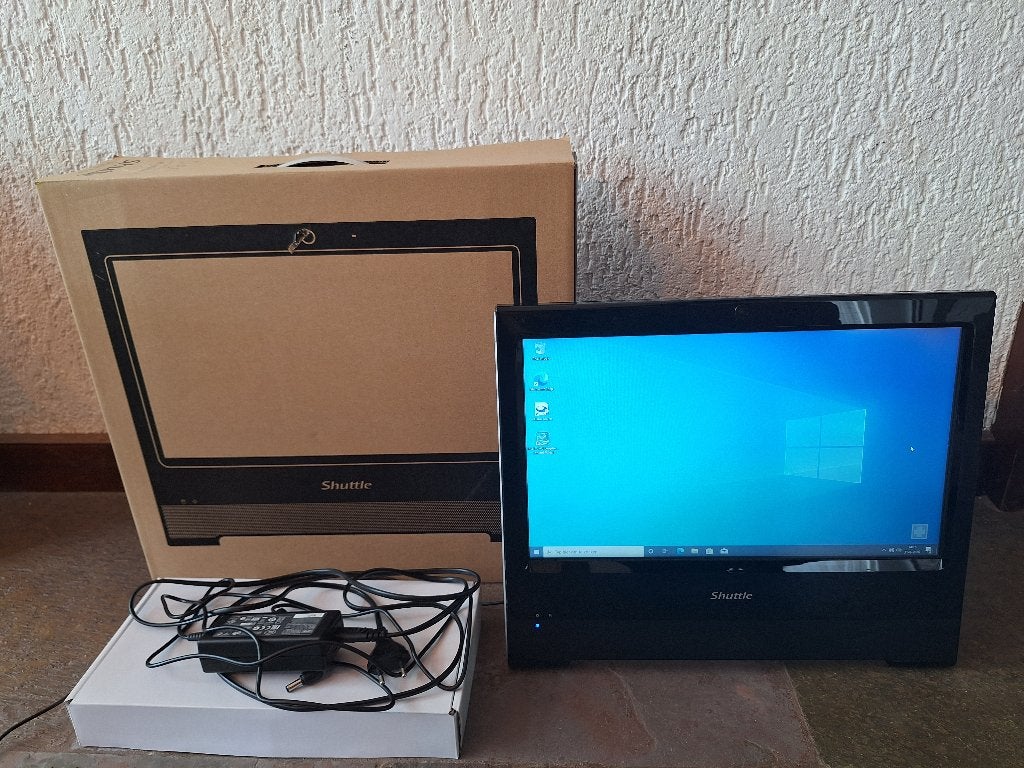 All-in-One Touchscreen Computer met Dual Core en Doos, Computers en Software, Desktop Pc's, Ophalen of Verzenden, Gebruikt, Met monitor