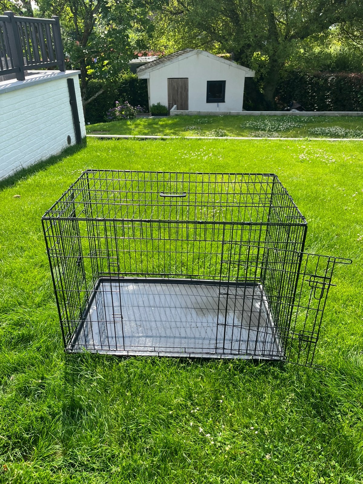 Cage pour chien, Dieren en Toebehoren, Hondenhokken, Ophalen, Gebruikt, 65 tot 100 cm, Hondenhok