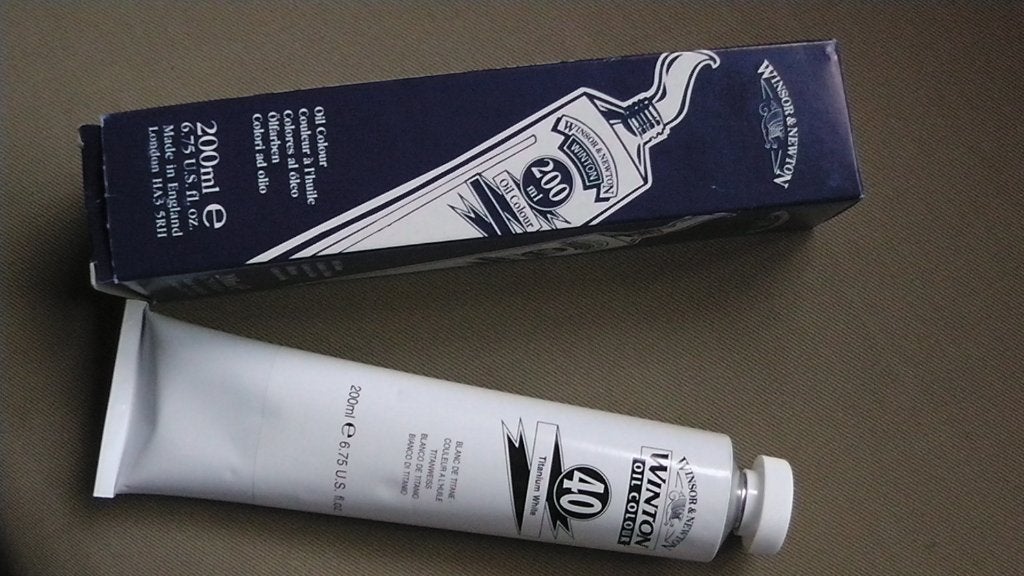 Olieverf en acryl, Enlèvement, Neuf