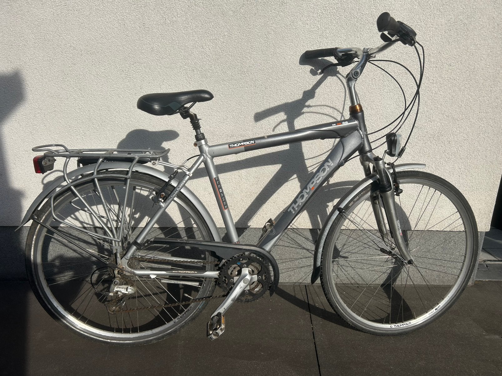Herenfiets Thompson, Fietsen en Brommers, Ophalen, Gebruikt, Versnellingen