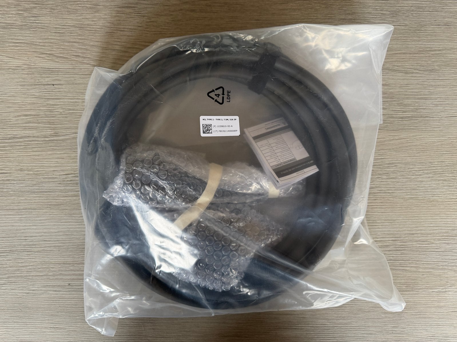 Nieuwe Laadkabel Type 2 - 3 Fase 32A (22 kW) - 7,5 meter, Ophalen, Zo goed als nieuw