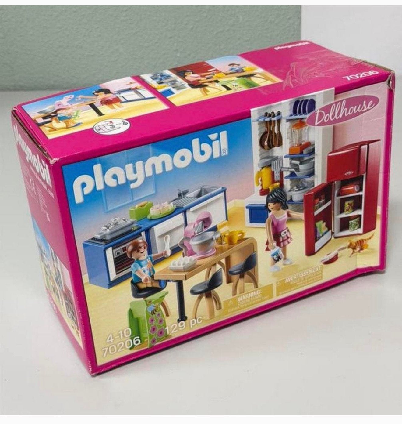 Cuisine poupées PLAYMOBIL Dollhouse Kitchen 70206 - NOUVEAU, Enfants & Bébés, Enlèvement ou Envoi, Neuf, Kit complet
