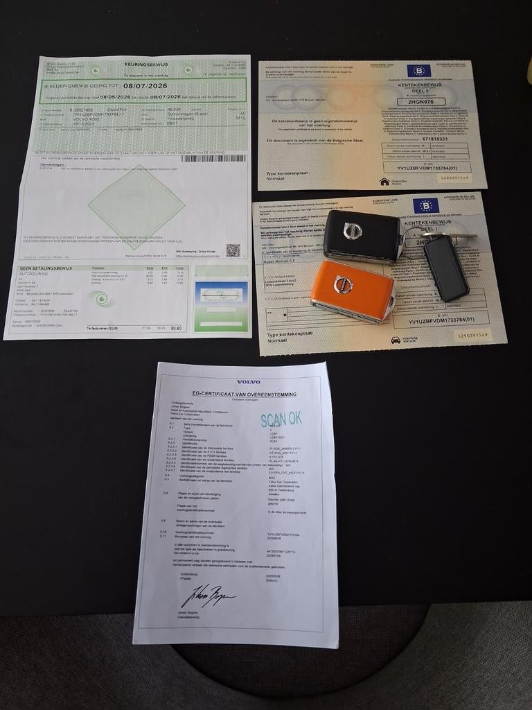 Volvo xc60 hybride benzine, Auto's, Automaat, Zwart, Leder, XC60