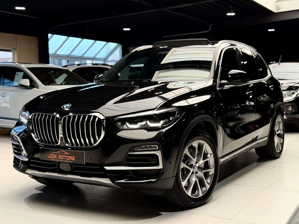 BMW X5 3.0AS xDrive45e 286cv X line PHEV INDIVIDUAL SUSPE, Auto's, BMW, Gebruikt, Zwart, Leder, Bedrijf