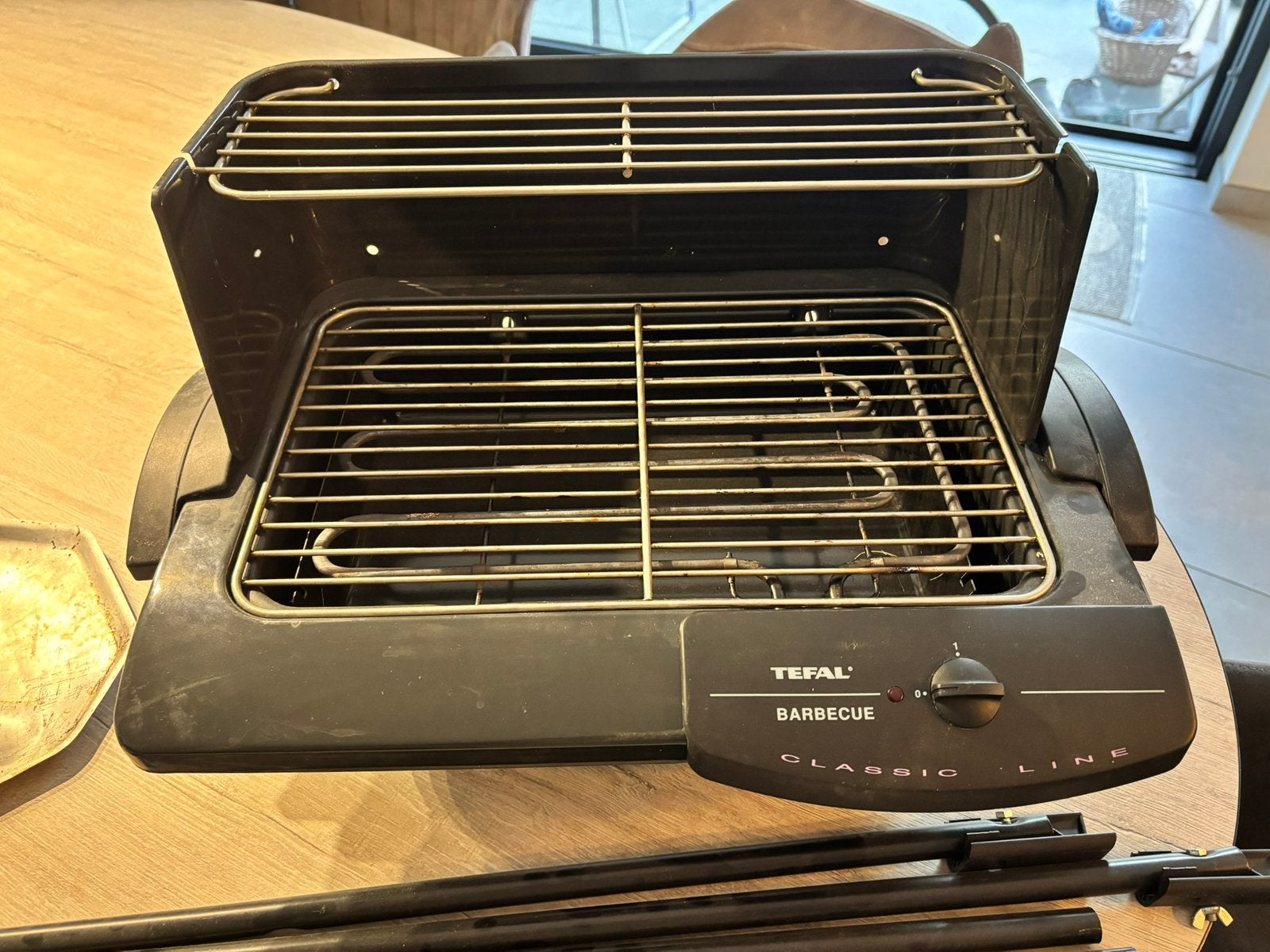 Tefal elektrische bbq, Ophalen, Gebruikt