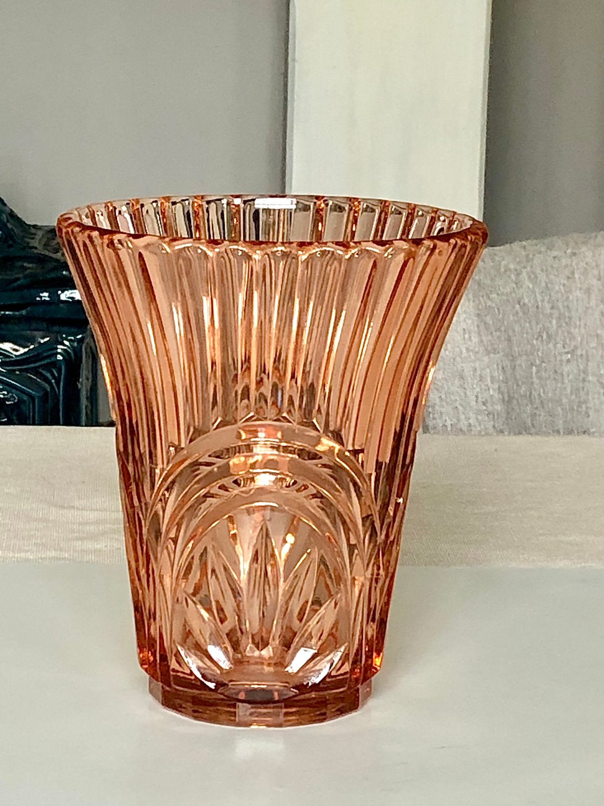 Art deco vaas Rom Walther Glass, Antiek en Kunst, Ophalen