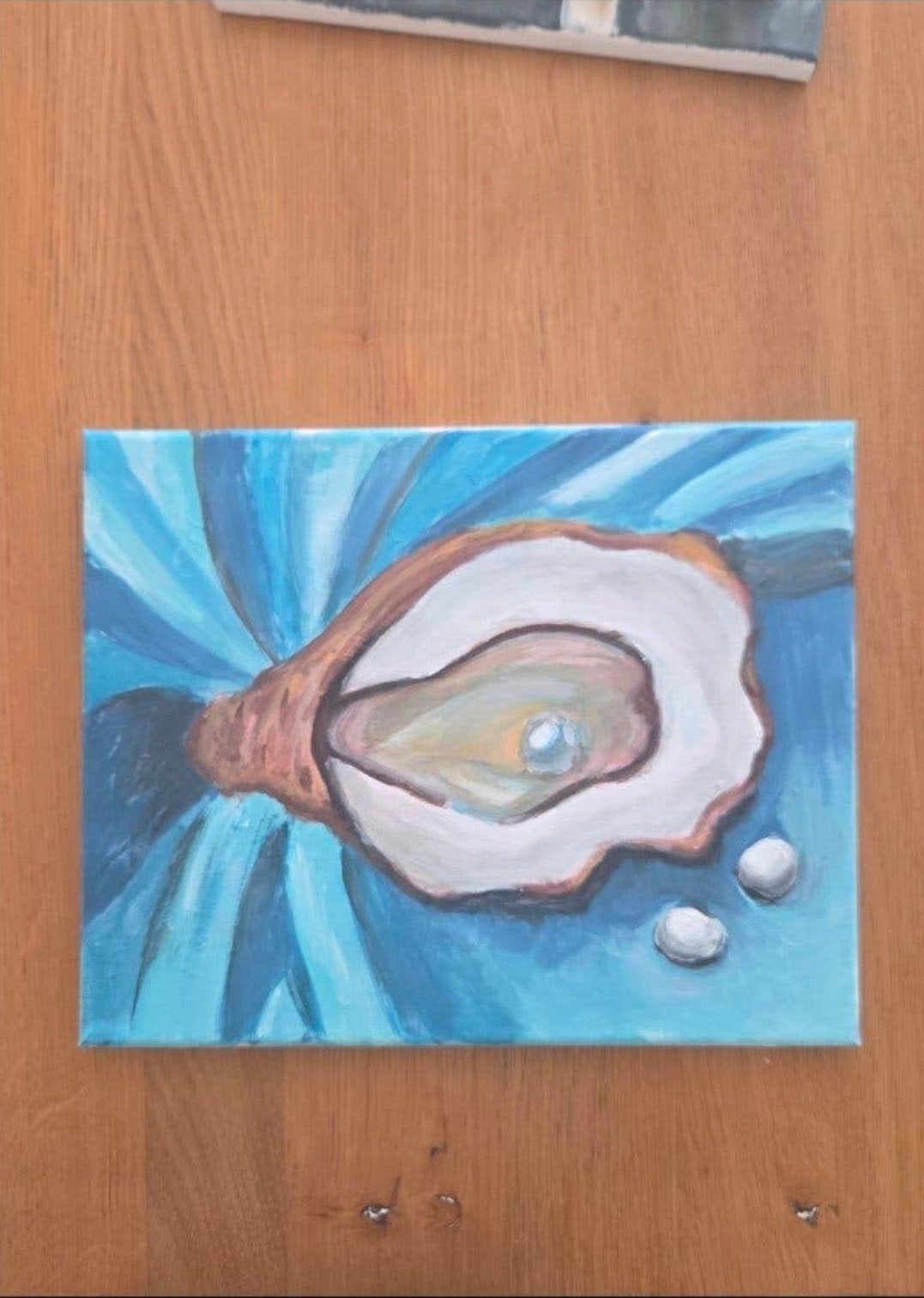 Peinture sur huîtres, Enlèvement ou Envoi, Peint à la main, Peinture acrylique, Autre sujet