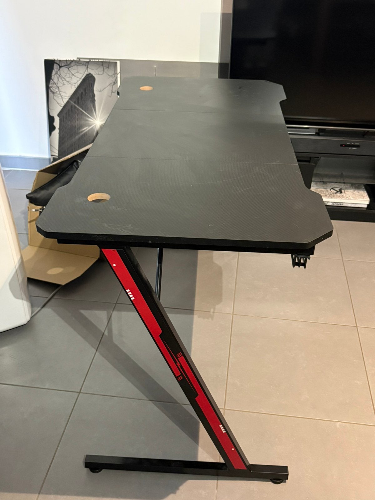 Bureau gaming 120cm, Enlèvement, Comme neuf, Bureau gaming