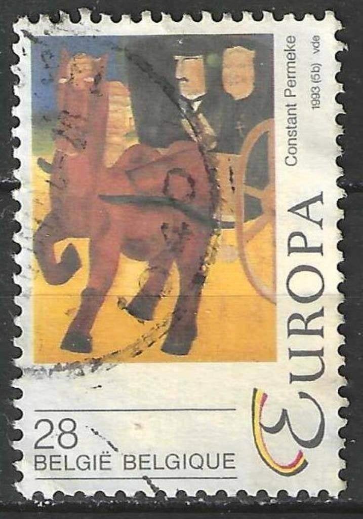 Belgie 1993 - Yvert/OBP 2502 - Hedendaagse Kunst (ST), Verzenden, Gestempeld, Gestempeld, Europa