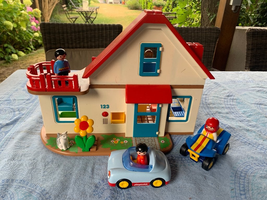 PLAYMOBIL 1-2-3: VILLA MET EXTRA'S, Enlèvement ou Envoi, 1.2.3, Bâtiment