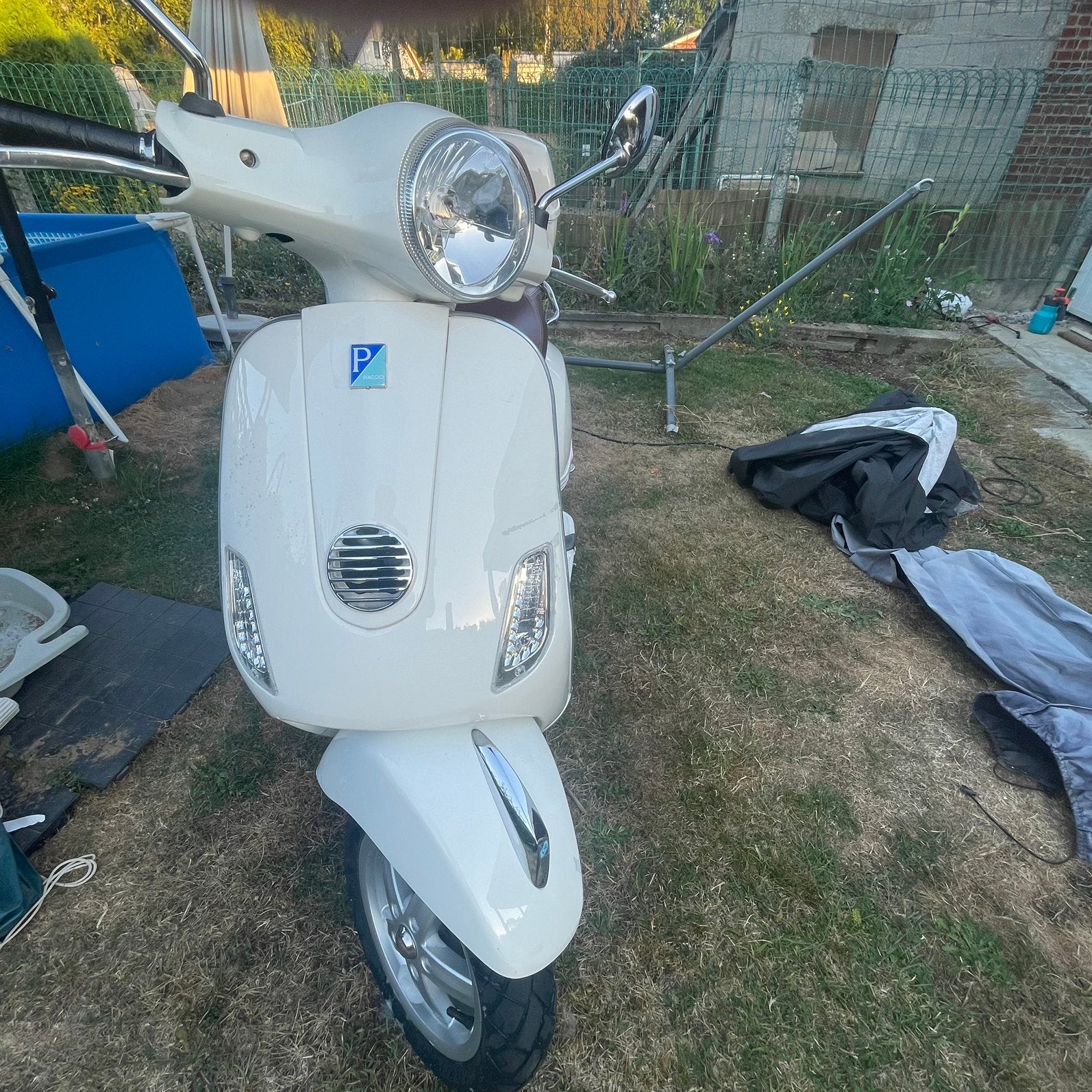 Vespa lx 50 klasse B km 12500 kleur wit, Ophalen, Gebruikt, Overige modellen, Klasse B (45 km/u)