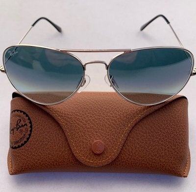Rayban aviator large metal 62-14, Enlèvement ou Envoi, Comme neuf, Ray-Ban