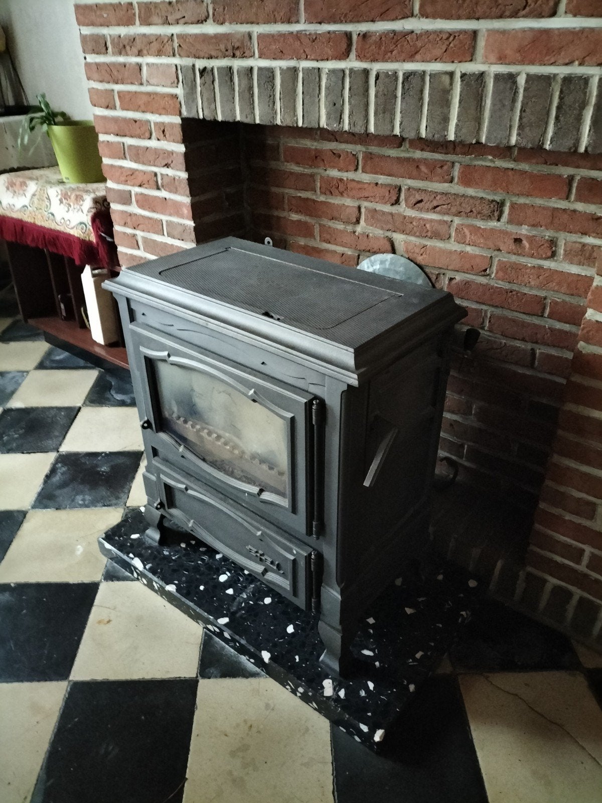 Poêle à bois et à charbon, Maison & Meubles, Poêles, Enlèvement, Bois