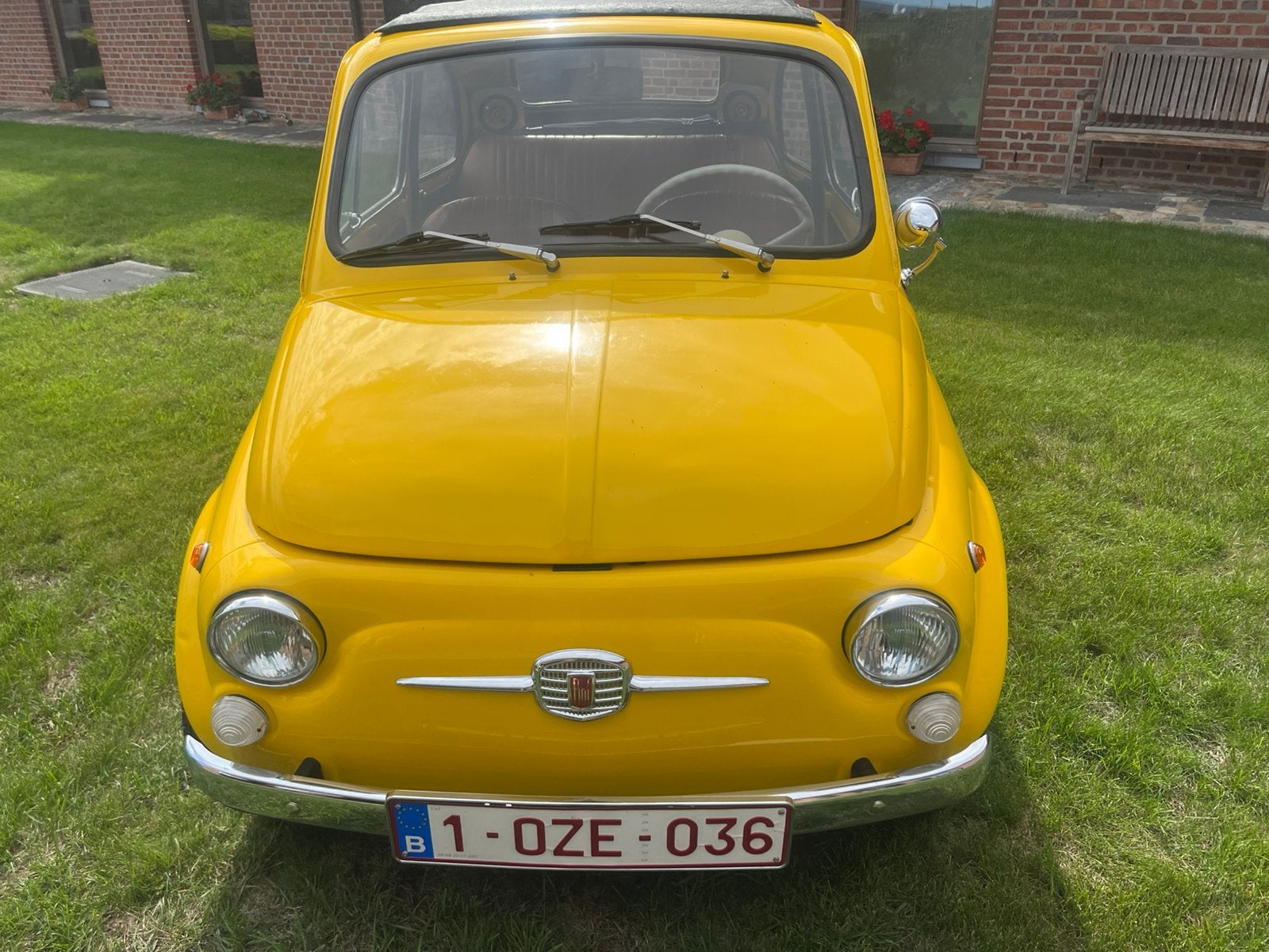 Fiat 500 construite en 1969, Autos, Achat, Entreprise, Jaune, Boîte manuelle