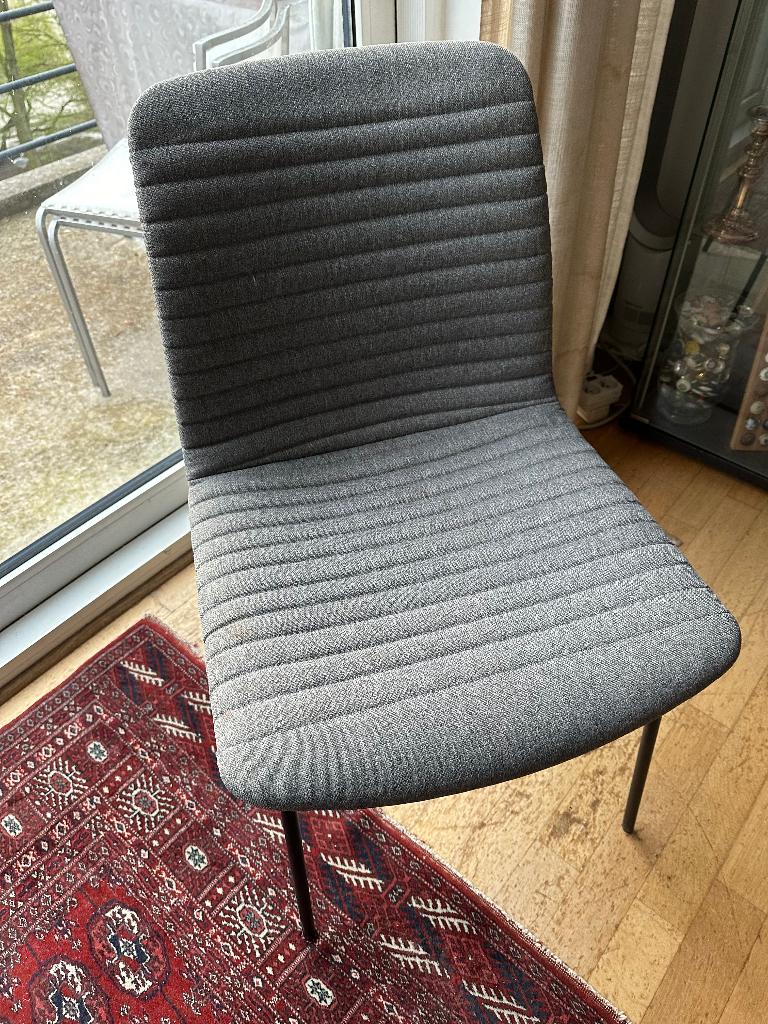 chaise/1ex. /idéal pour le bureau/les tissus, Maison & Meubles, Tissus, Gris, Italian design, Comme neuf