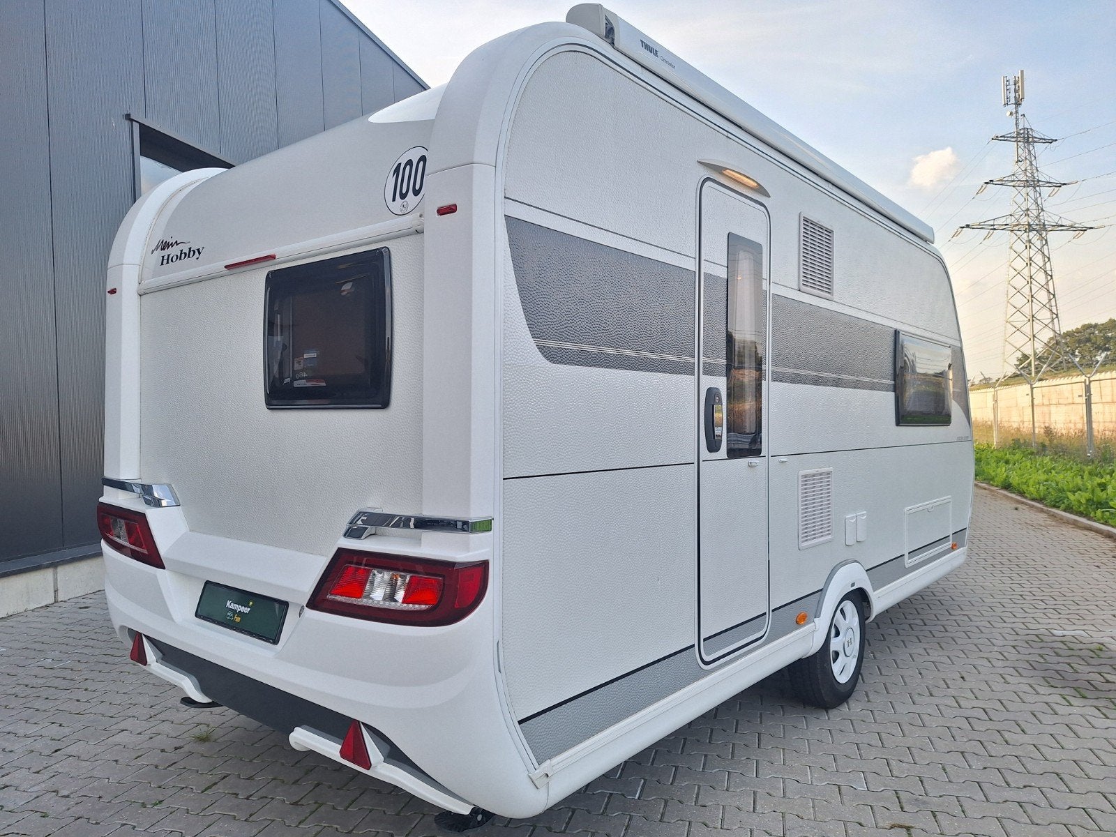 Hobby 460 SL met 2 Enkele Bedden - Mover + Cassetteluiffel !, Caravans en Kamperen, Schokbreker, Hobby, Bedrijf, Tot en met 3
