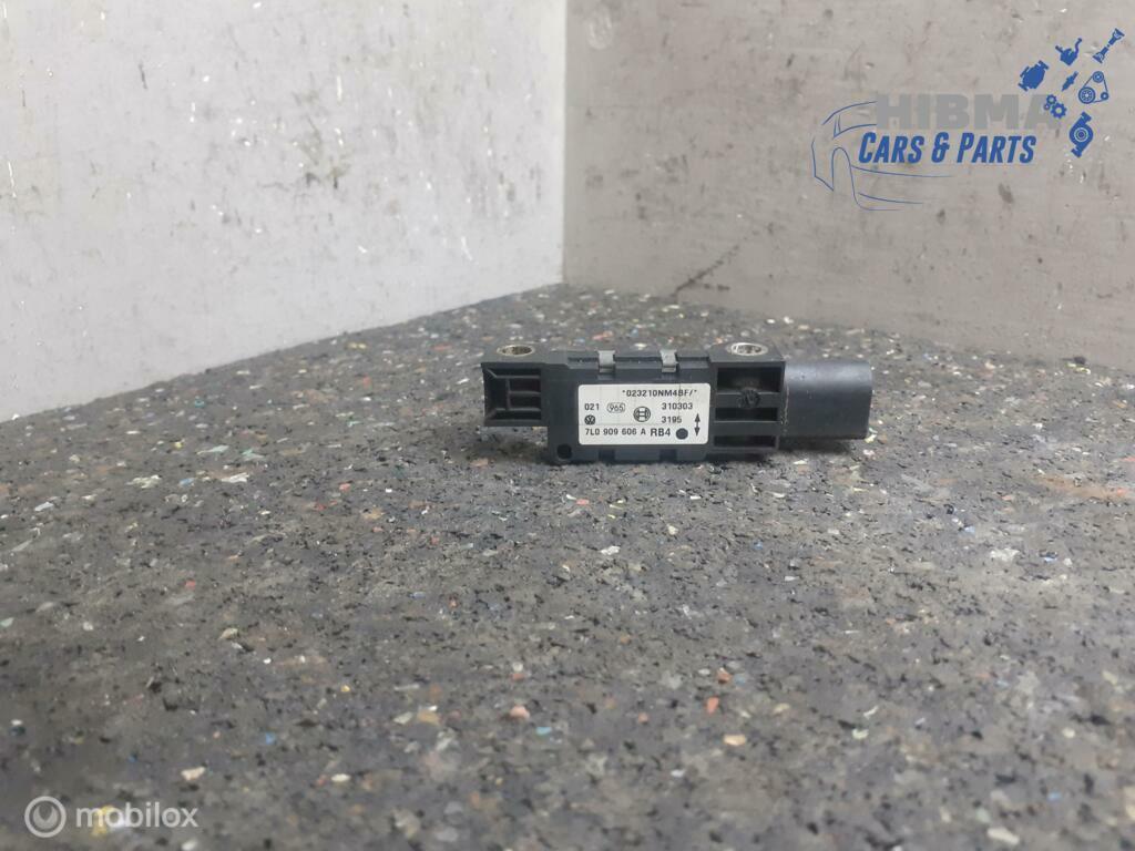 Crashsensor Volkswagen Touareg 7L0909606A 2003 t/m 2009, Gebruikt, Volkswagen, Ophalen of Verzenden, Volkswagen