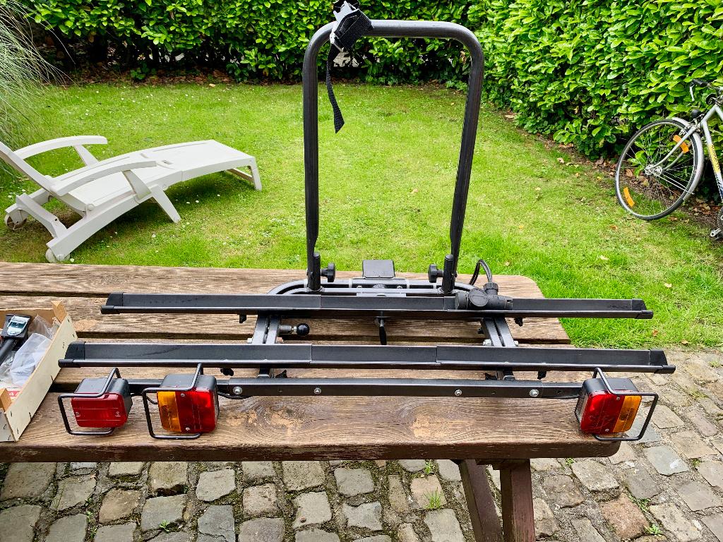 Porte-Vélos sur attelage pour 2 vélos, Ophalen, Gebruikt, Brede banden, 2 fietsen