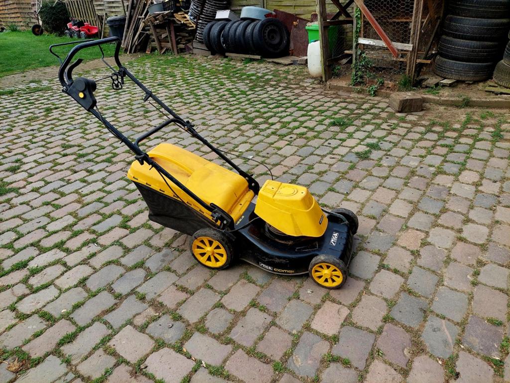 Grote electriche grasmaaier 50cm zelftrekker werkt perfect, Tuin en Terras, Ophalen
