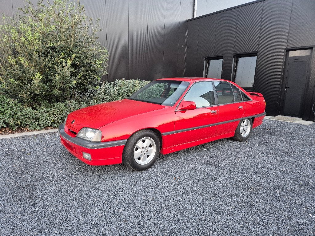 Opel Omega 3000, Auto's, 4 deurs, Achterwielaandrijving, Zwart, Leder en Stof