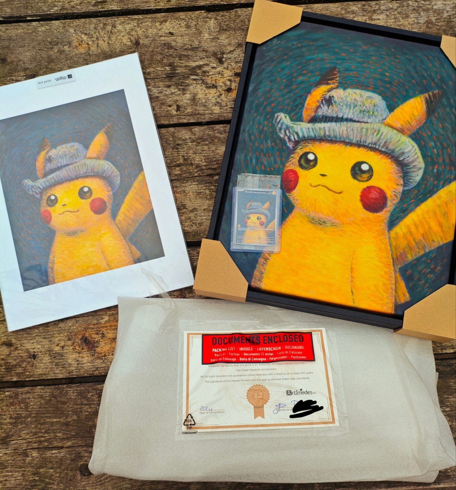 Trio de chapeaux en feutre gris Pikachu - Carte scellée, toi, Enlèvement ou Envoi