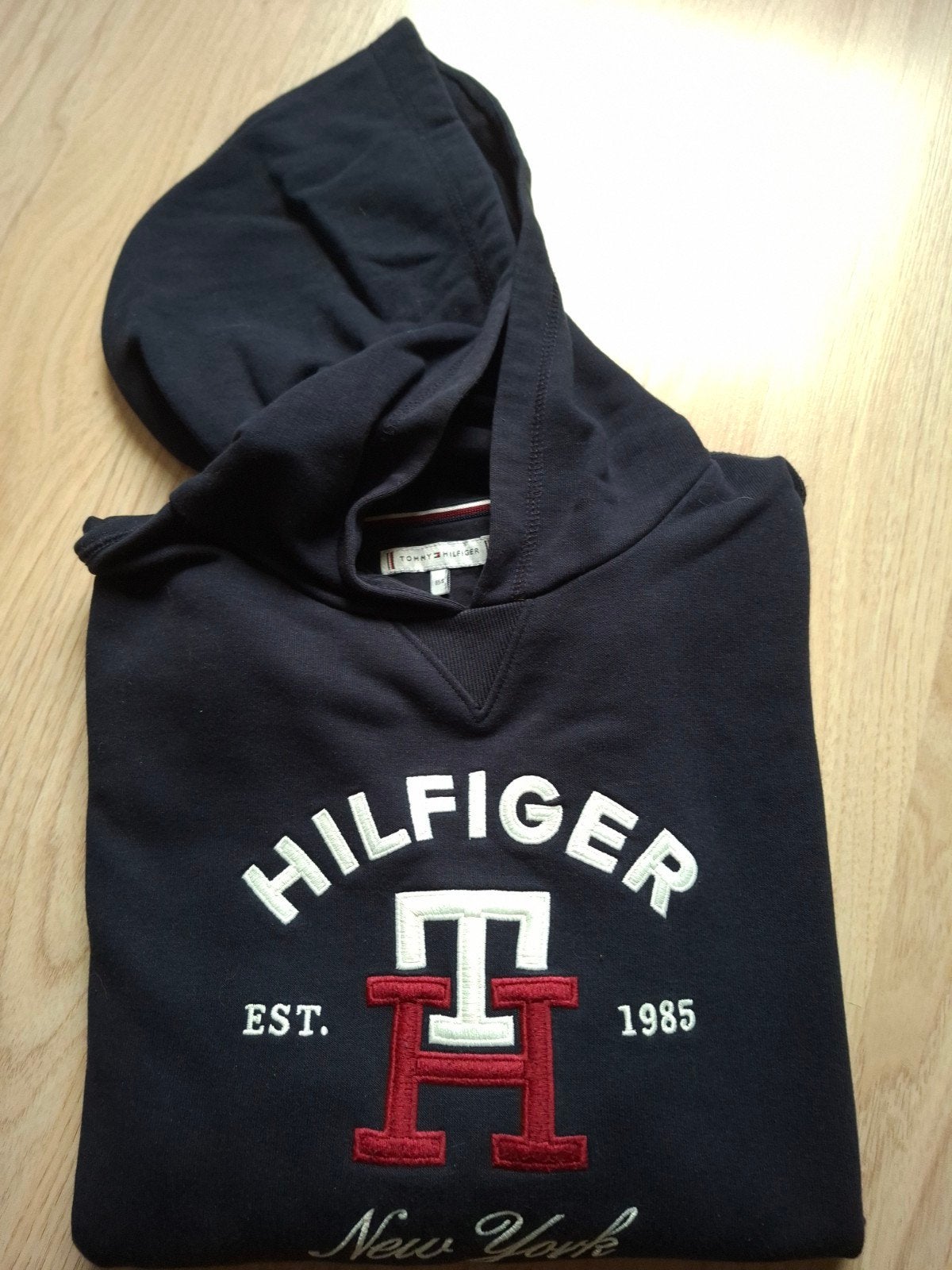 HOODIE DONKERBLAUW TOMMY HILIFGER  14J, Garçon, Pull ou Veste, Comme neuf, Tommy Hilfiger