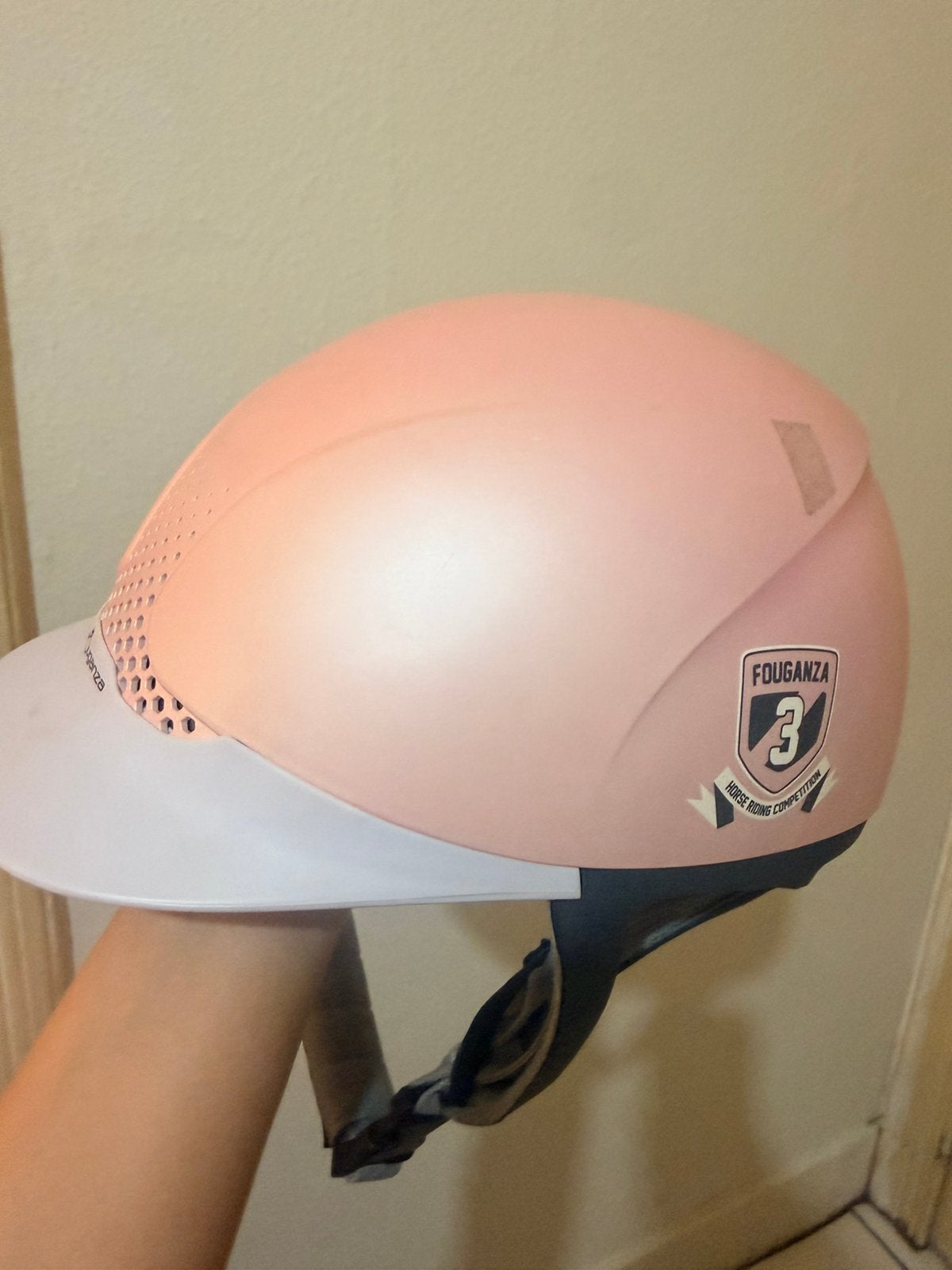 Casque d'équitation enfant Fouganza - État neuf (Porté2fois), Enlèvement, Comme neuf