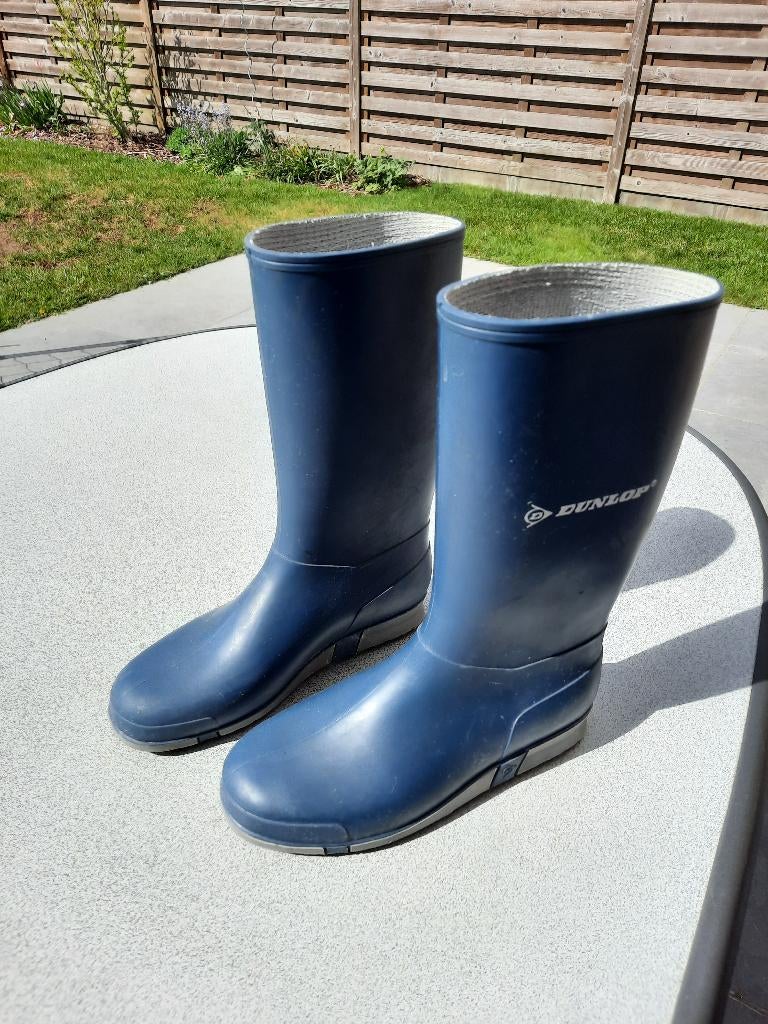 Rubber laarzen Dunlop maat 34, Ophalen, Dunlop, Laarzen, Zo goed als nieuw