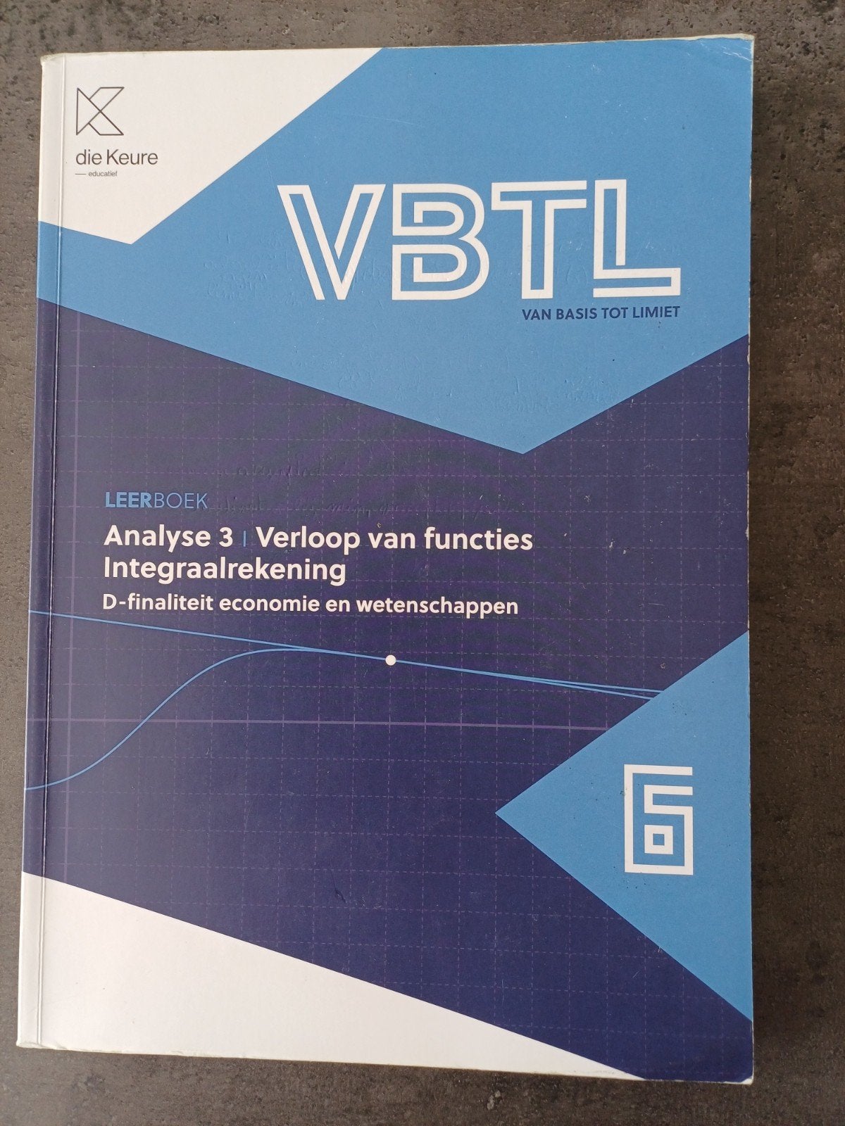 VBTL 6 - leerboek Analyse 3: verloop van functies en integra, Ophalen, Zo goed als nieuw, ASO, Wiskunde A
