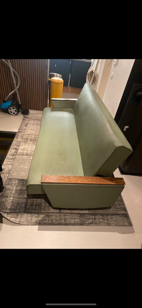 Vintage Retro zetel groen, Ophalen
