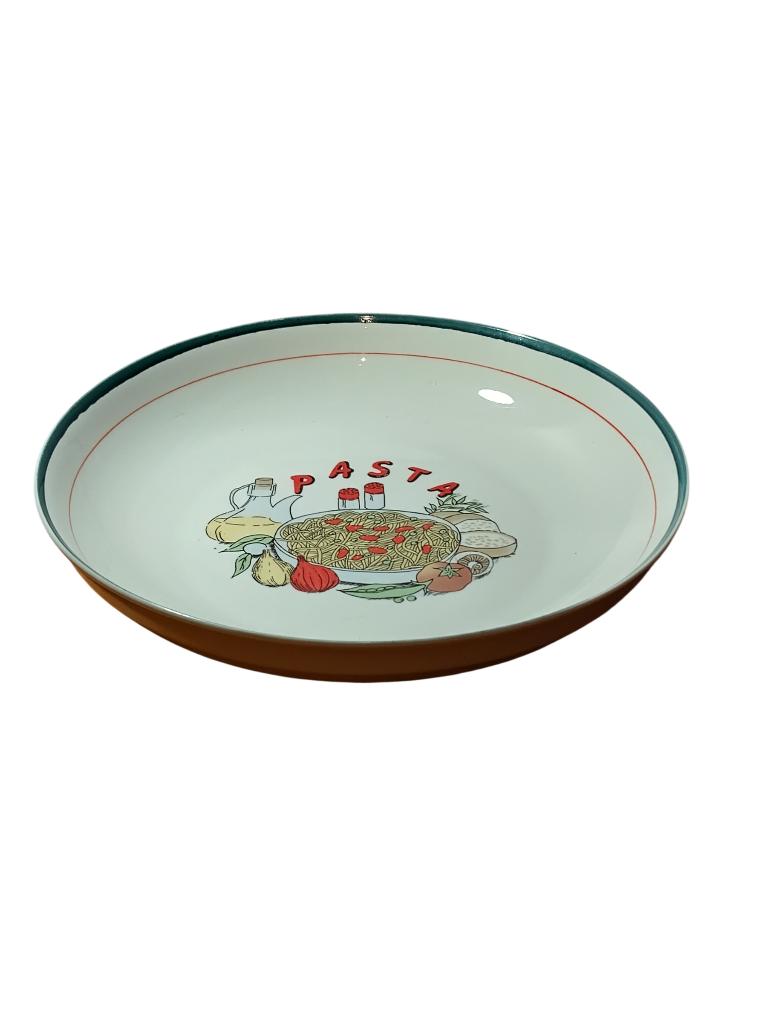 1 diep pastabord 28 cm H 5,5 cm, Ophalen, Gebruikt, Bord(en)