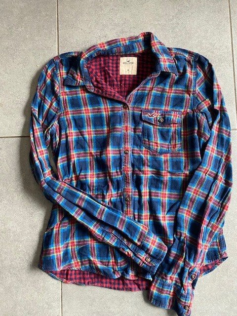 HOLLISTER toffe, geruiten blouse maat MEDIUM nieuwstaat, Vêtements | Femmes, Taille 38/40 (M), Enlèvement ou Envoi, Comme neuf