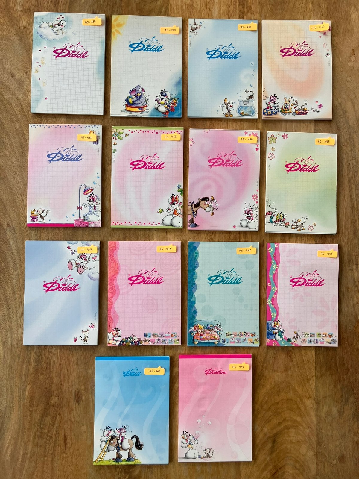 Diddl - Lot de 26 feuilles A5, Enlèvement ou Envoi, Diddl, Comme neuf