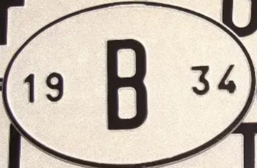 PLAQUE OVALE VINTAGE, Neuf, Enlèvement ou Envoi, ., .