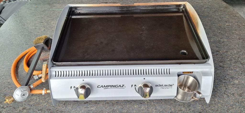 Gasbarbecue Campingaz met twee zones., Tuin en Terras, Ophalen