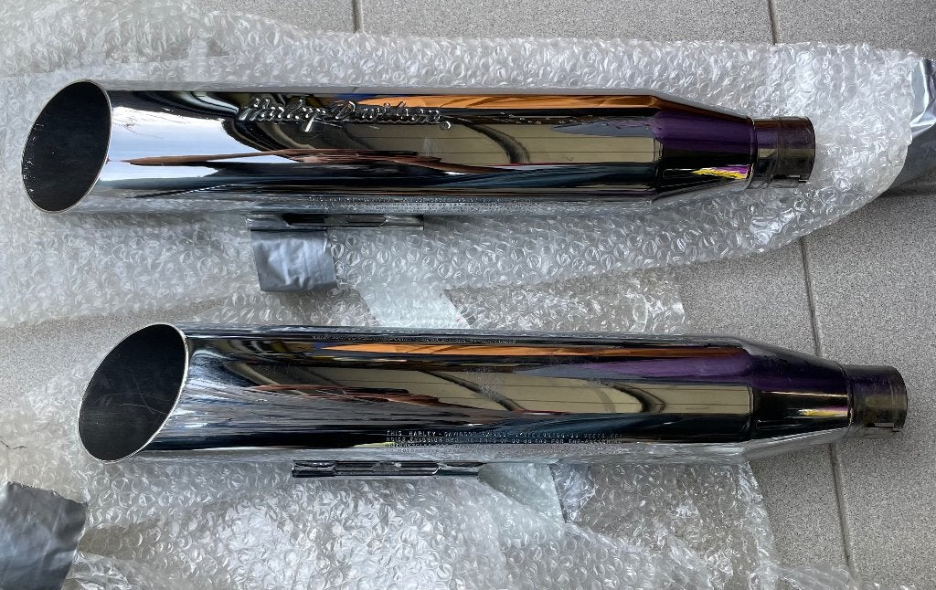 Screamin’ Eagle mufflers FXD evo 1340, Motoren, Ophalen of Verzenden, Gebruikt