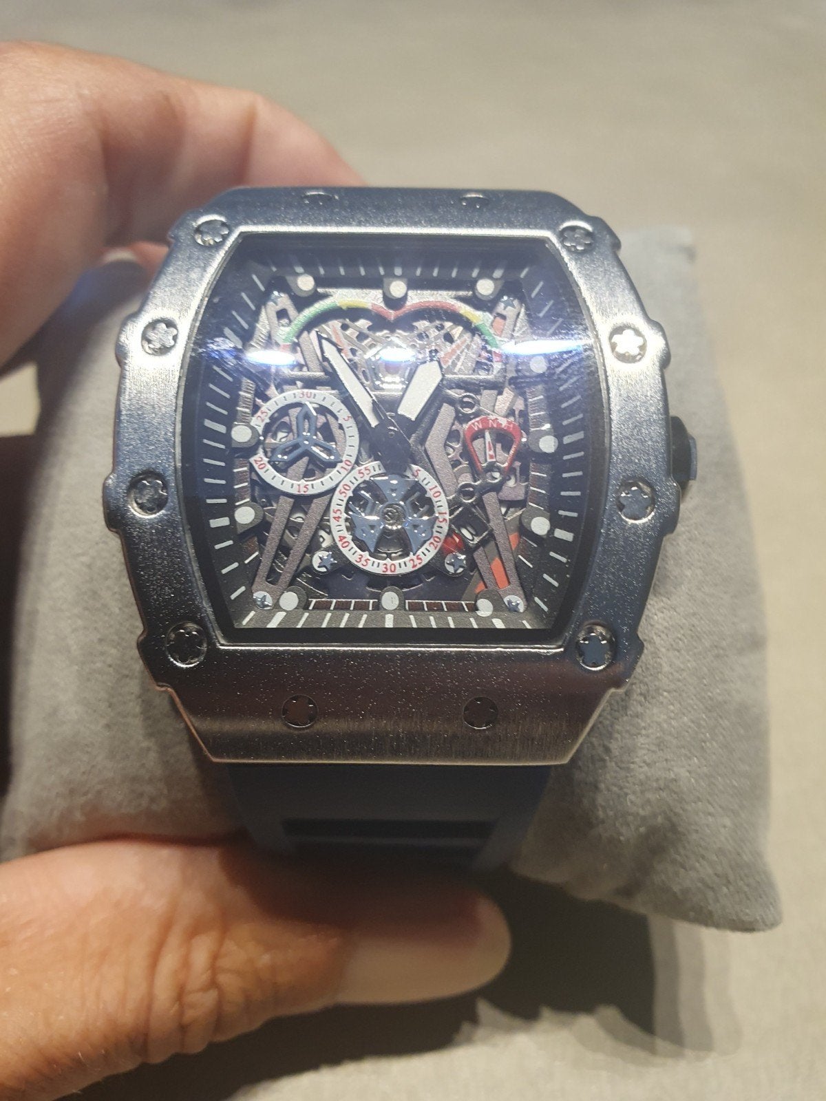 Nieuwe herenhorloge, Bijoux, Sacs & Beauté, Acier, Enlèvement, Synthétique, Neuf