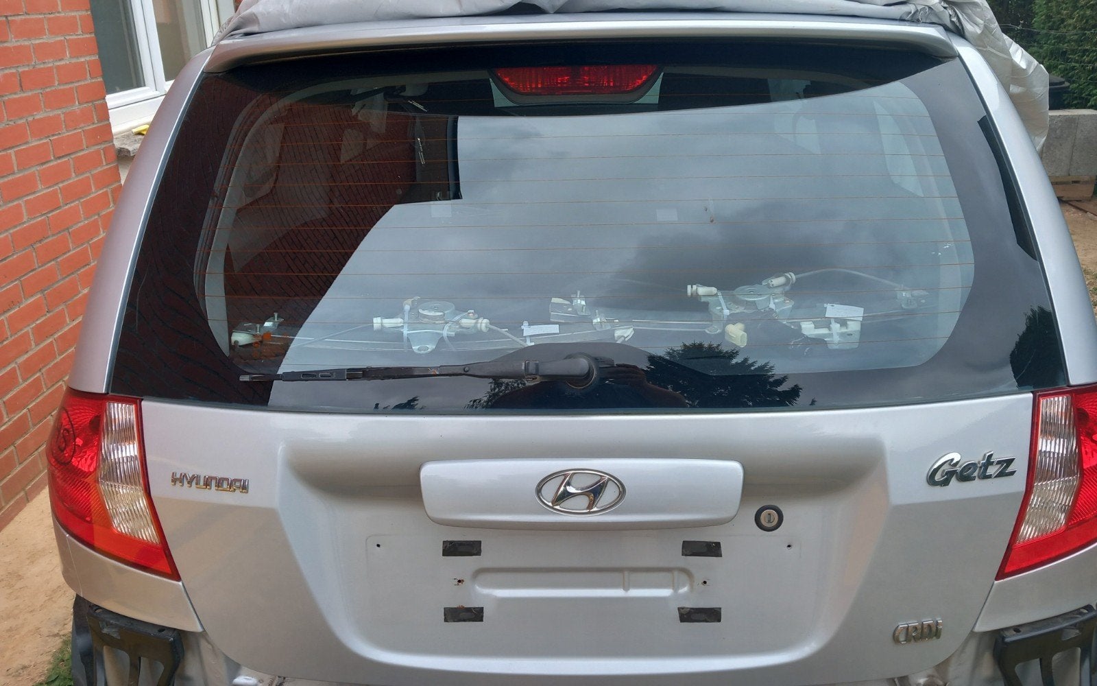 2002-2009 HYUNDAI GETZ ACHTERKOFFER, Ophalen, Gebruikt, Achterklep, Achter