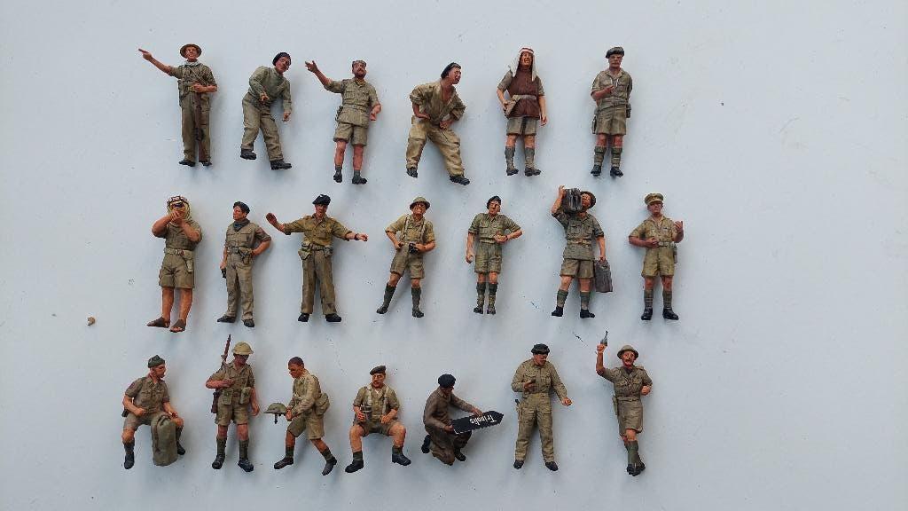 Guerre du désert britannique ww2 1/35, Enlèvement ou Envoi, Comme neuf, 1:35 à 1:50, Personnage ou Figurines