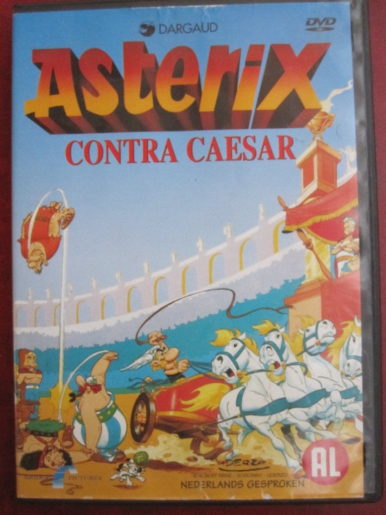 Asterix contra Caesar (1989), Cd's en Dvd's, Europees, Tekenfilm, Alle leeftijden, Zo goed als nieuw