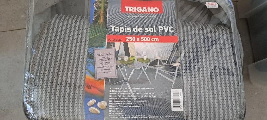 PVC grondzeil 250x500 Trigano, Caravans en Kamperen, Ophalen, Zo goed als nieuw