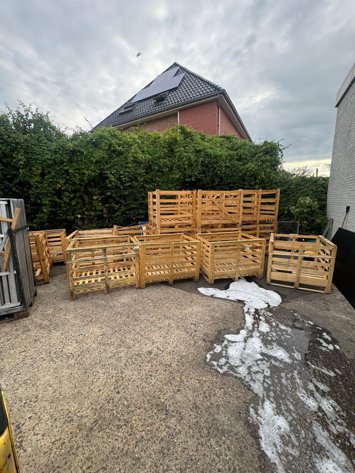 Houten boxen gratis, Ophalen, Zo goed als nieuw