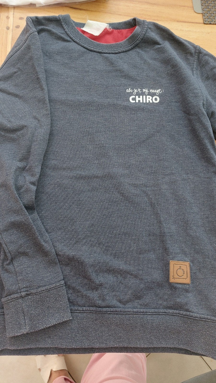 Chiro sweater, Enlèvement