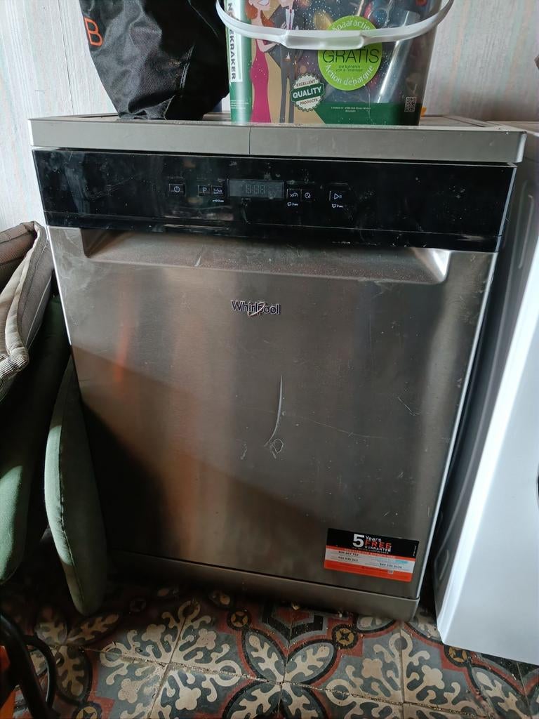 Whirlpool Vaatwasser, Ophalen, Gebruikt, Vrijstaand, Energieklasse A of zuiniger