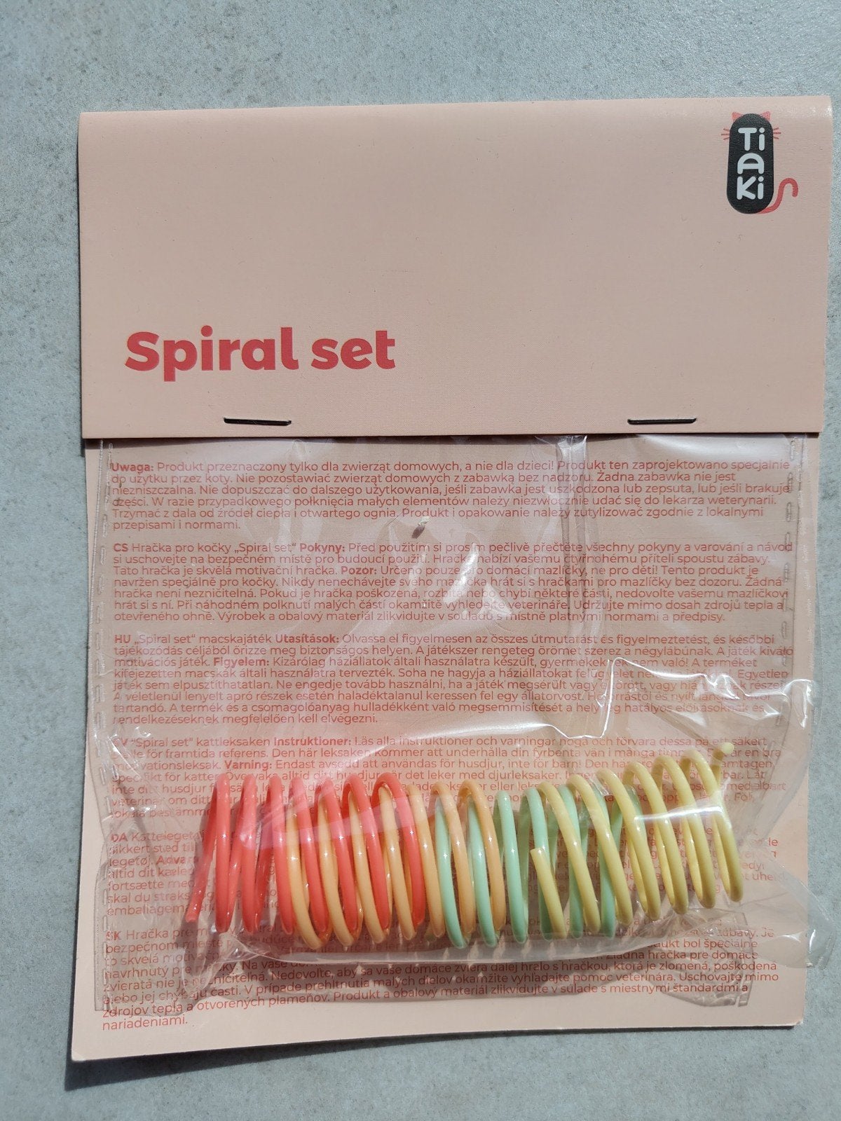 Speeltje voor katten, Enlèvement ou Envoi