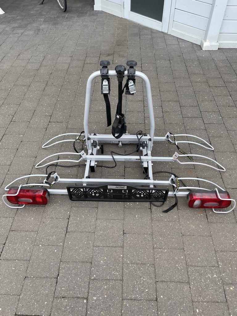 Fietsenhouder grijs voor 3 fietsen, Ophalen, 3 fietsen of meer, Brede banden, Zo goed als nieuw
