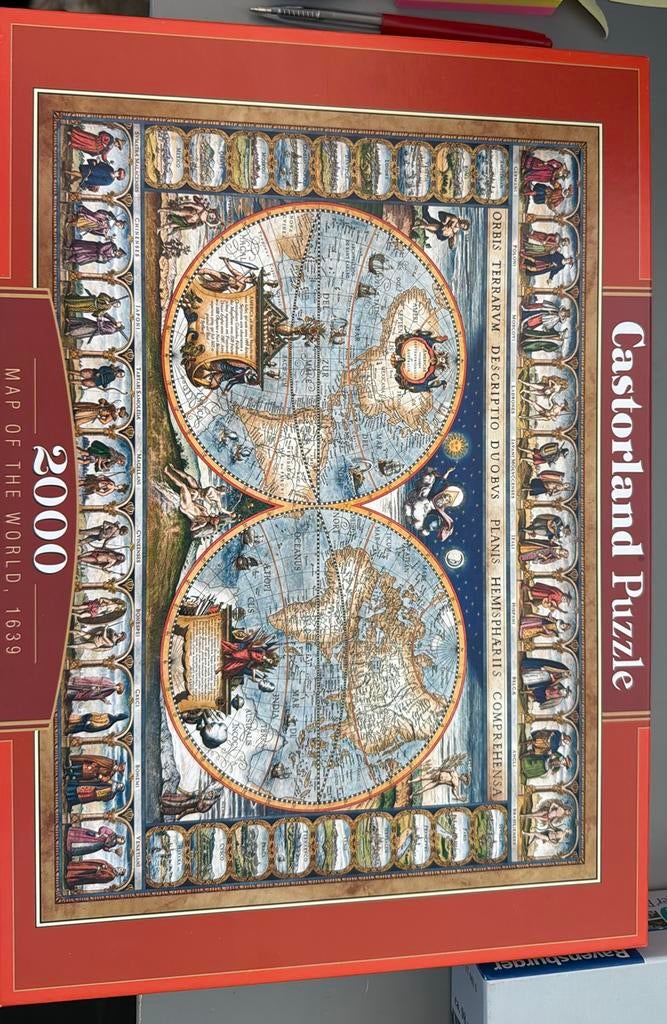 Puzzel van de wereldkaart, Ophalen, Zo goed als nieuw